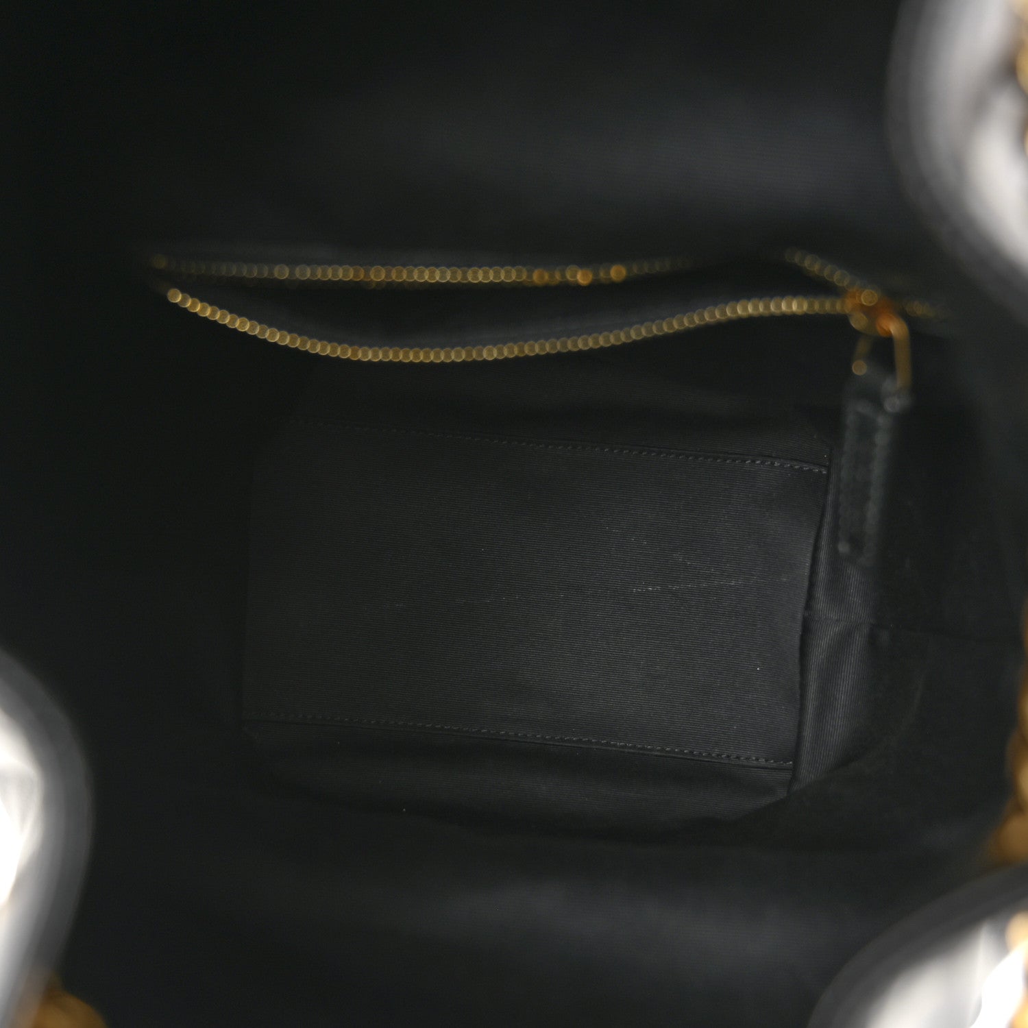 Saint Laurent Lambskin Matelasse Monogram Joe Backpack Black 5 of 9