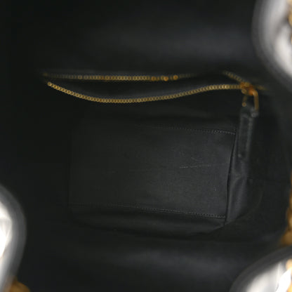 Saint Laurent Lambskin Matelasse Monogram Joe Backpack Black 5 of 9