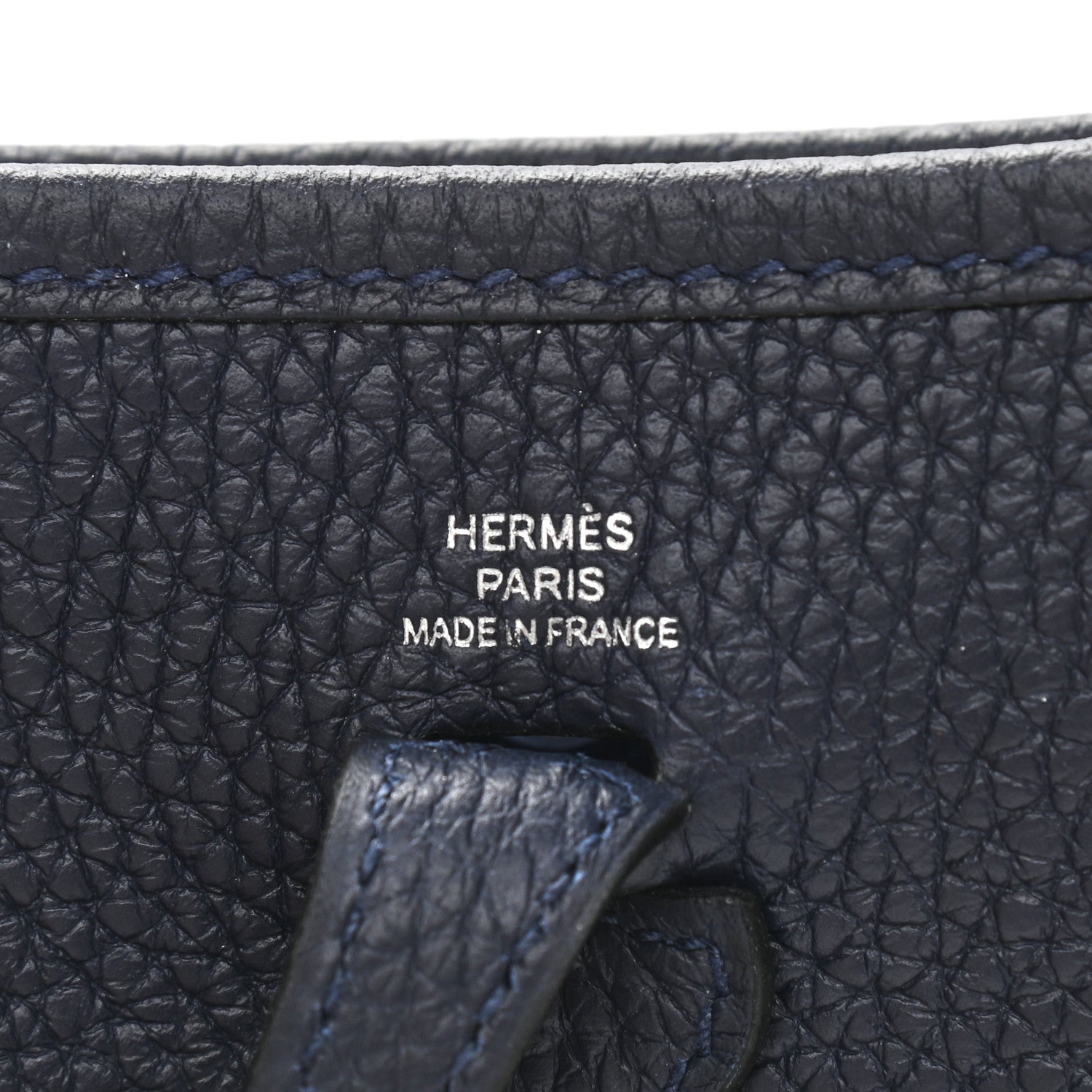 Hermes Taurillon Clemence Evelyne TPM Bleu Nuit 6 of 9