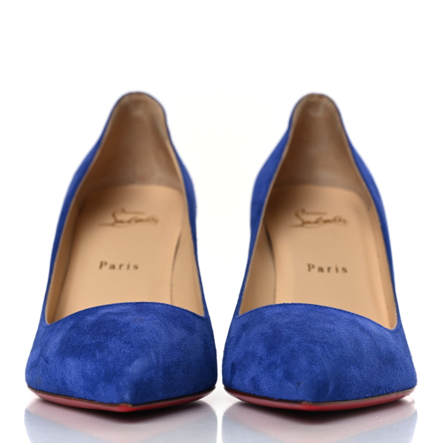 Suede Pigalle 85 Pumps 40.5 Metal Blue