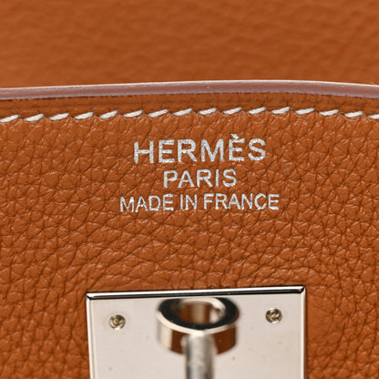 Hermes Togo Birkin 40 Gold 6 of 13