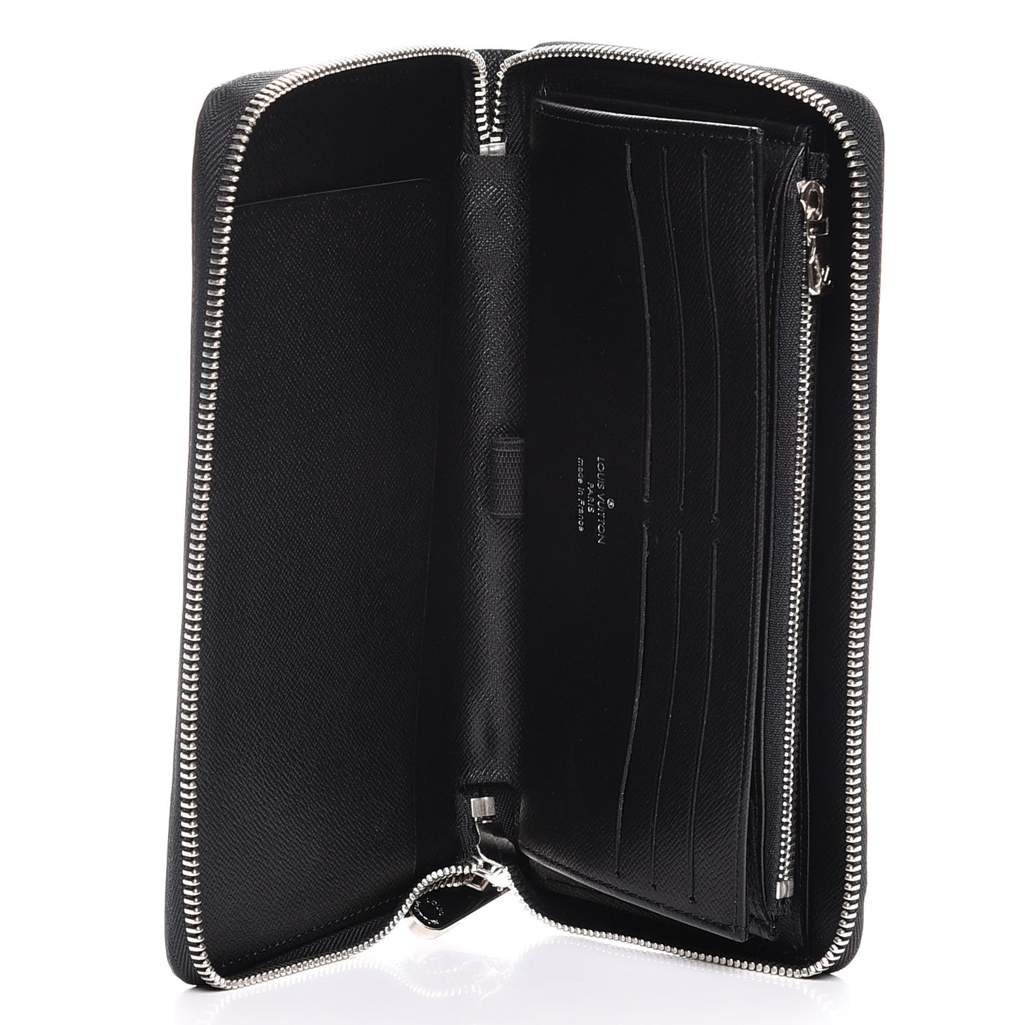 Epi Zippy Organizer Wallet Black