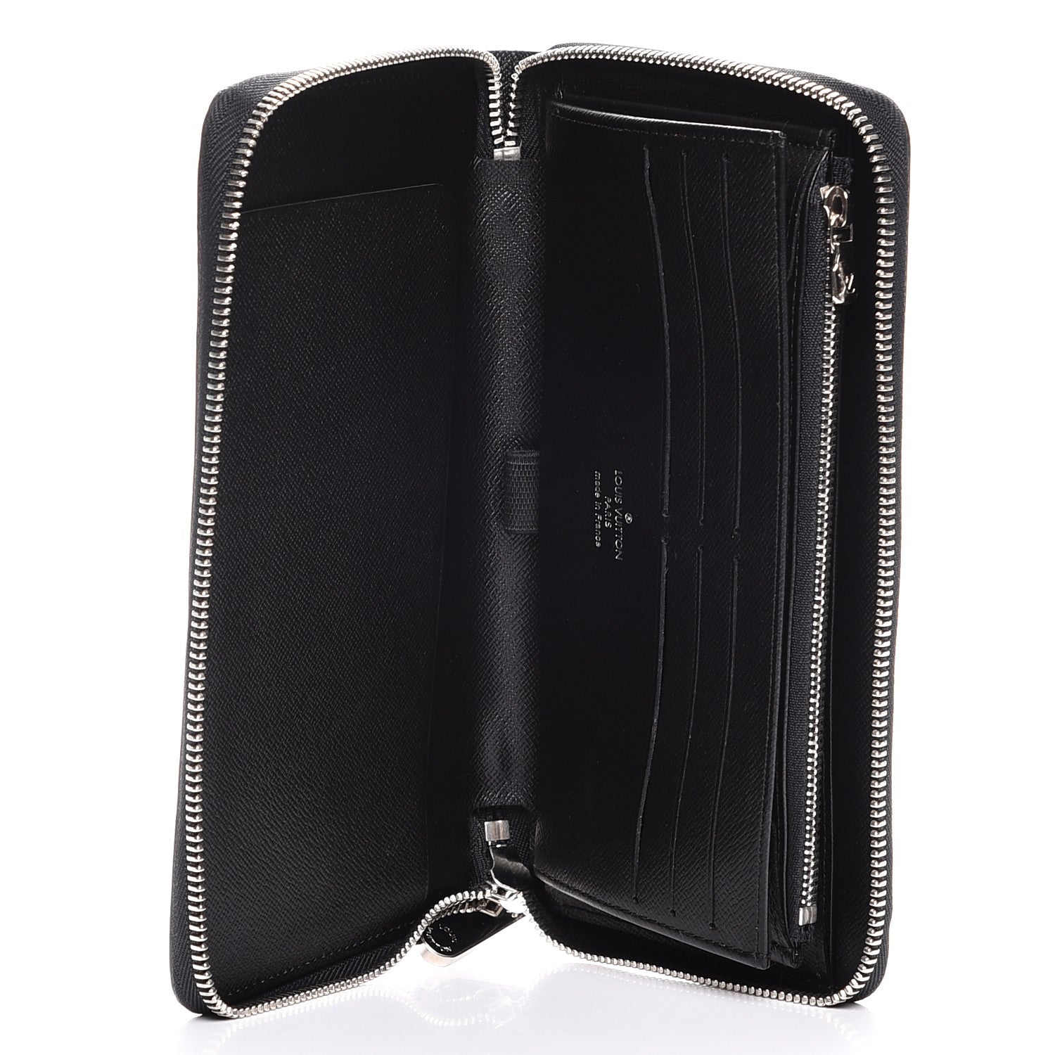 Louis Vuitton Epi Zippy Organizer Wallet Black 5 of 8