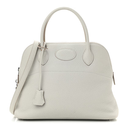Hermes Taurillon Clemence Bolide 31 Gris Perle 1 of 10