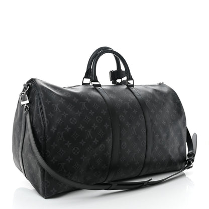 Louis Vuitton Monogram Eclipse Keepall Bandouliere 55 3 of 9