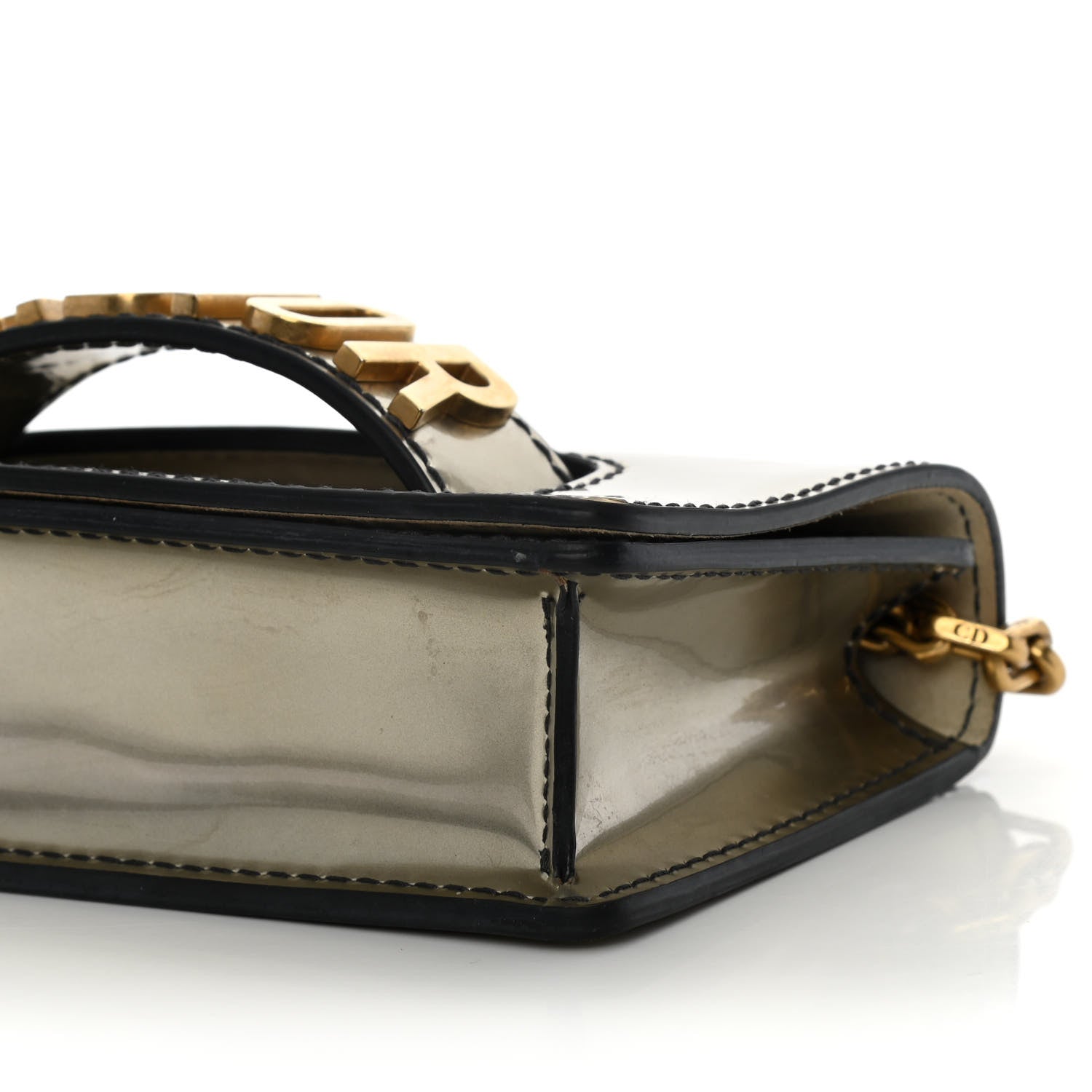 Christian Dior Metallic Calfskin J'Adior Chain Flap Bag Bronze 9 of 15