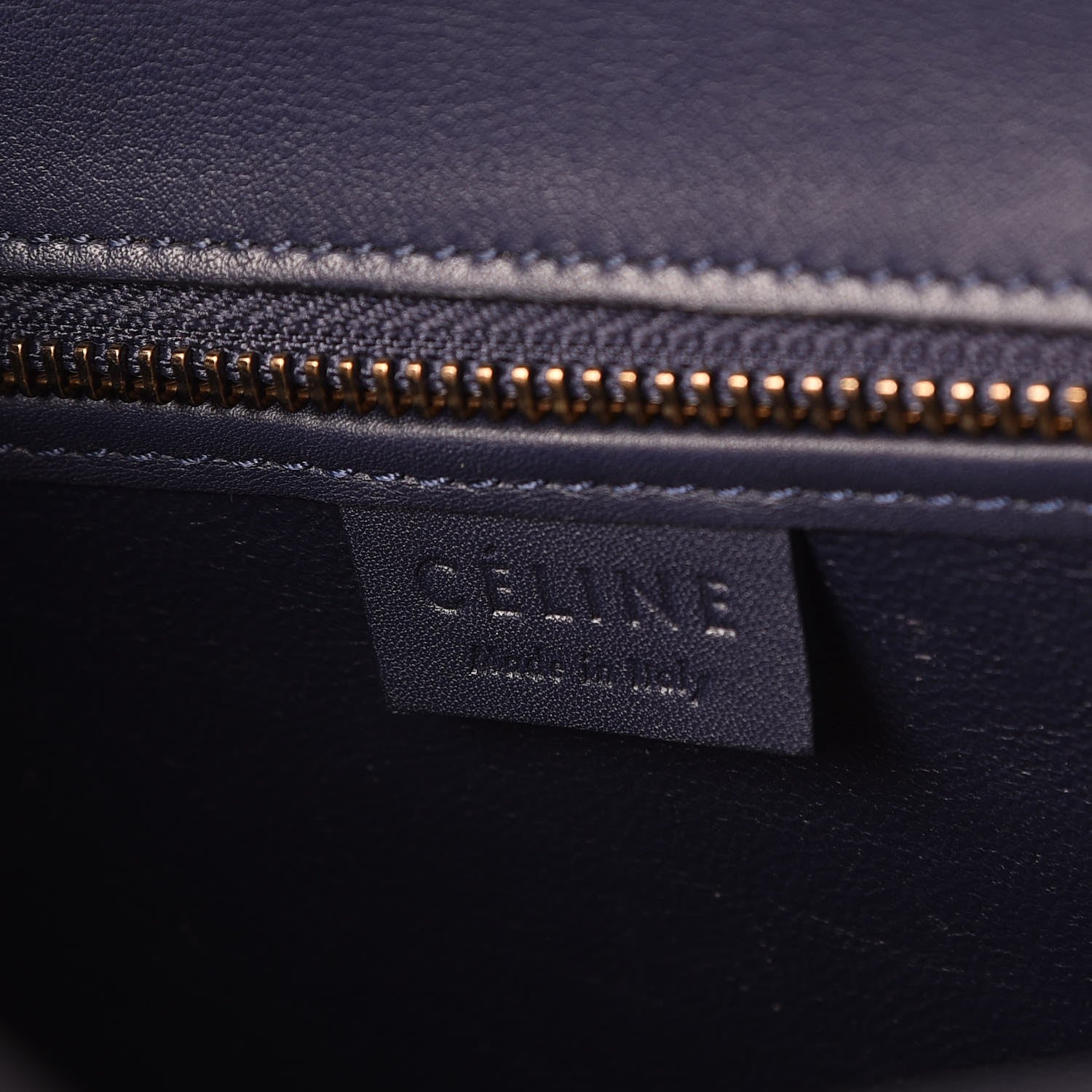 Celine Smooth Calfskin Nano Luggage Ink 5 of 7