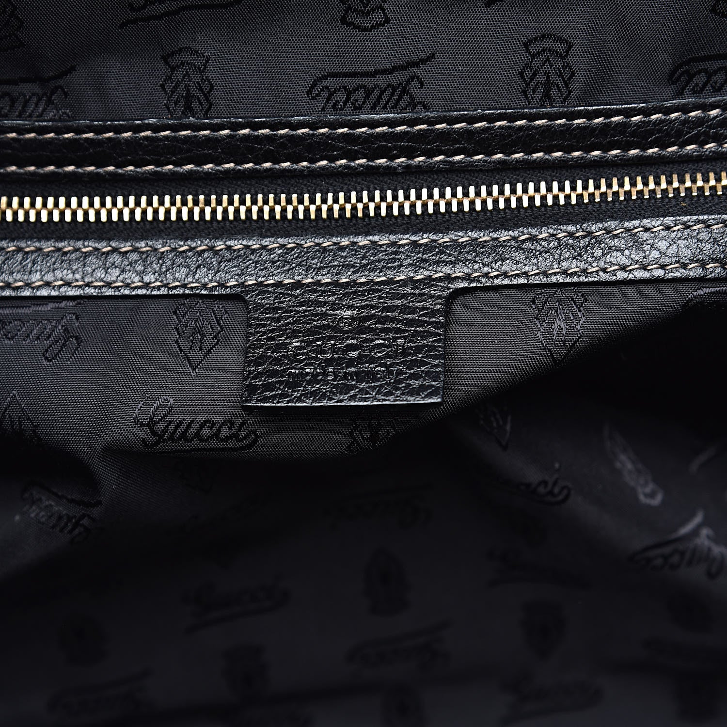 Gucci Diamante Calfskin Large Aviatrix Boston Black 6 of 16