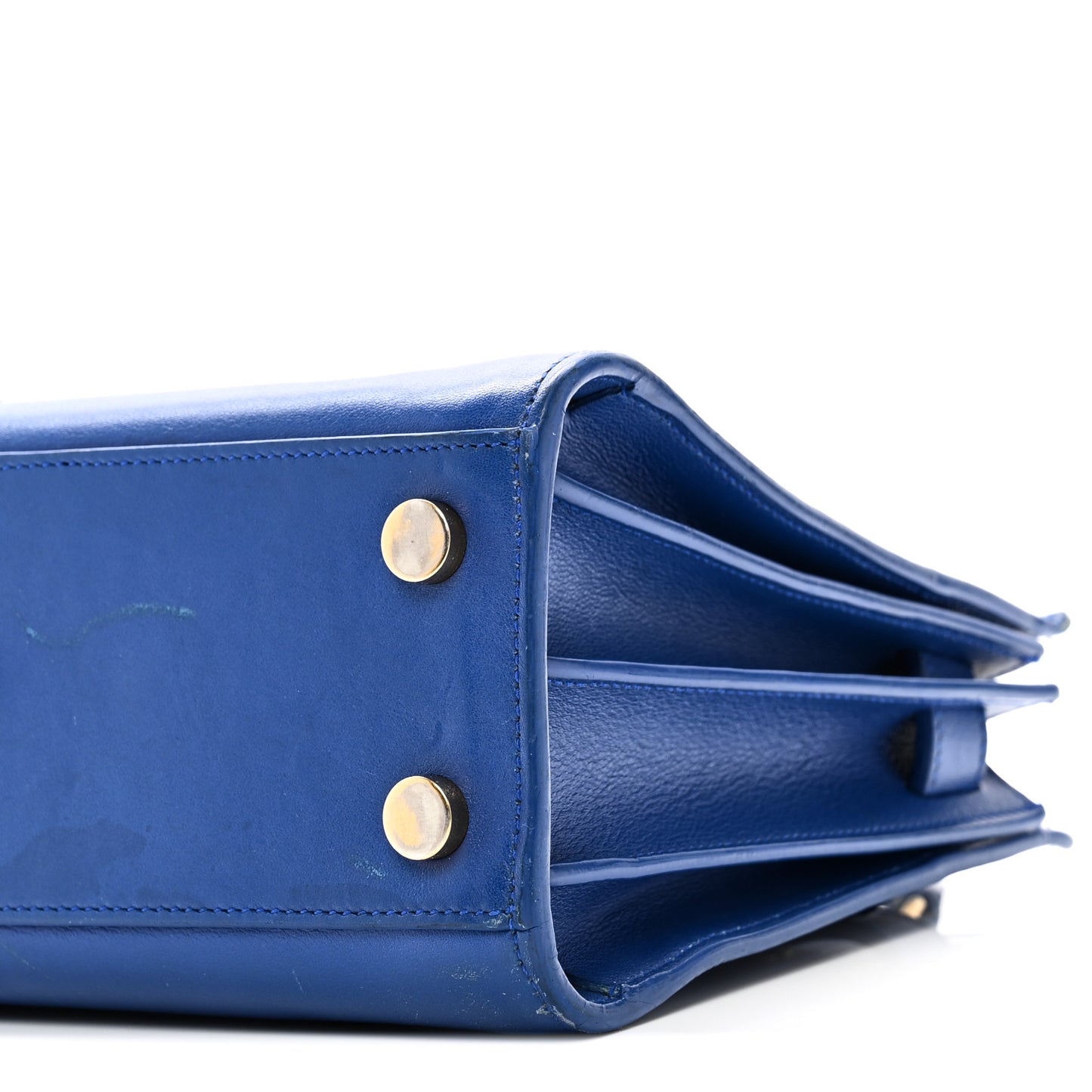 Calfskin Nano Sac De Jour Royal Blue