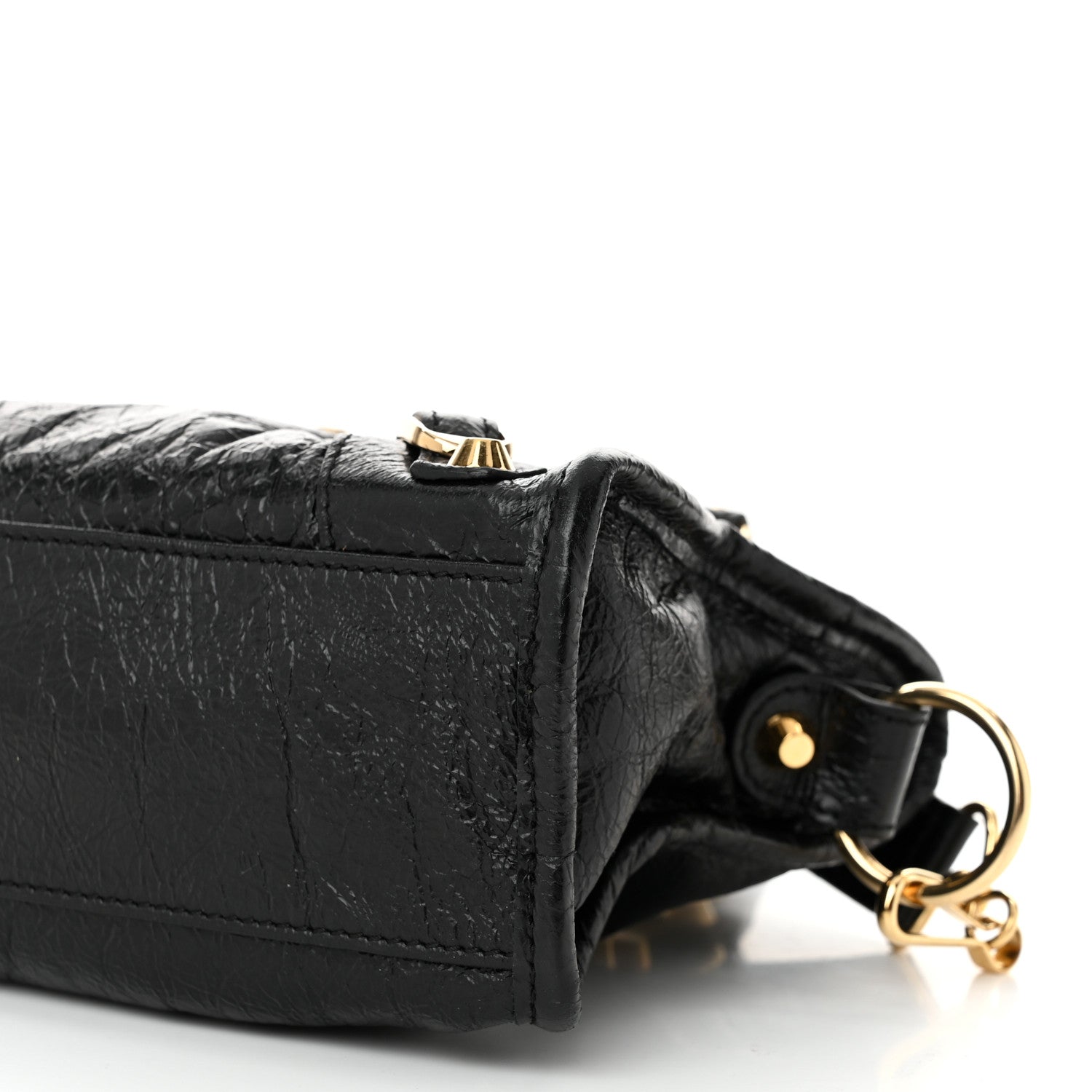 Balenciaga Agneau Classic Gold Hardware Mini City Black 11 of 12