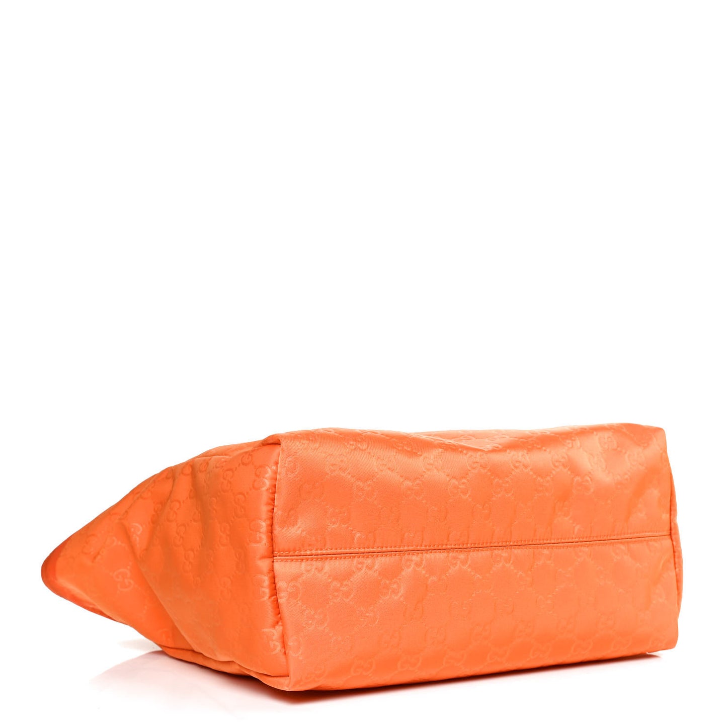 Nylon Monogram Medium Tote Orange