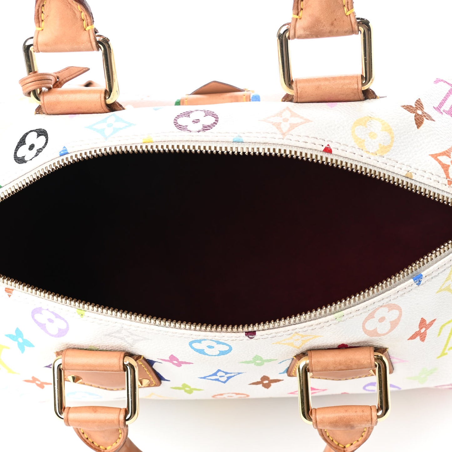 Monogram Multicolor Speedy 30 White