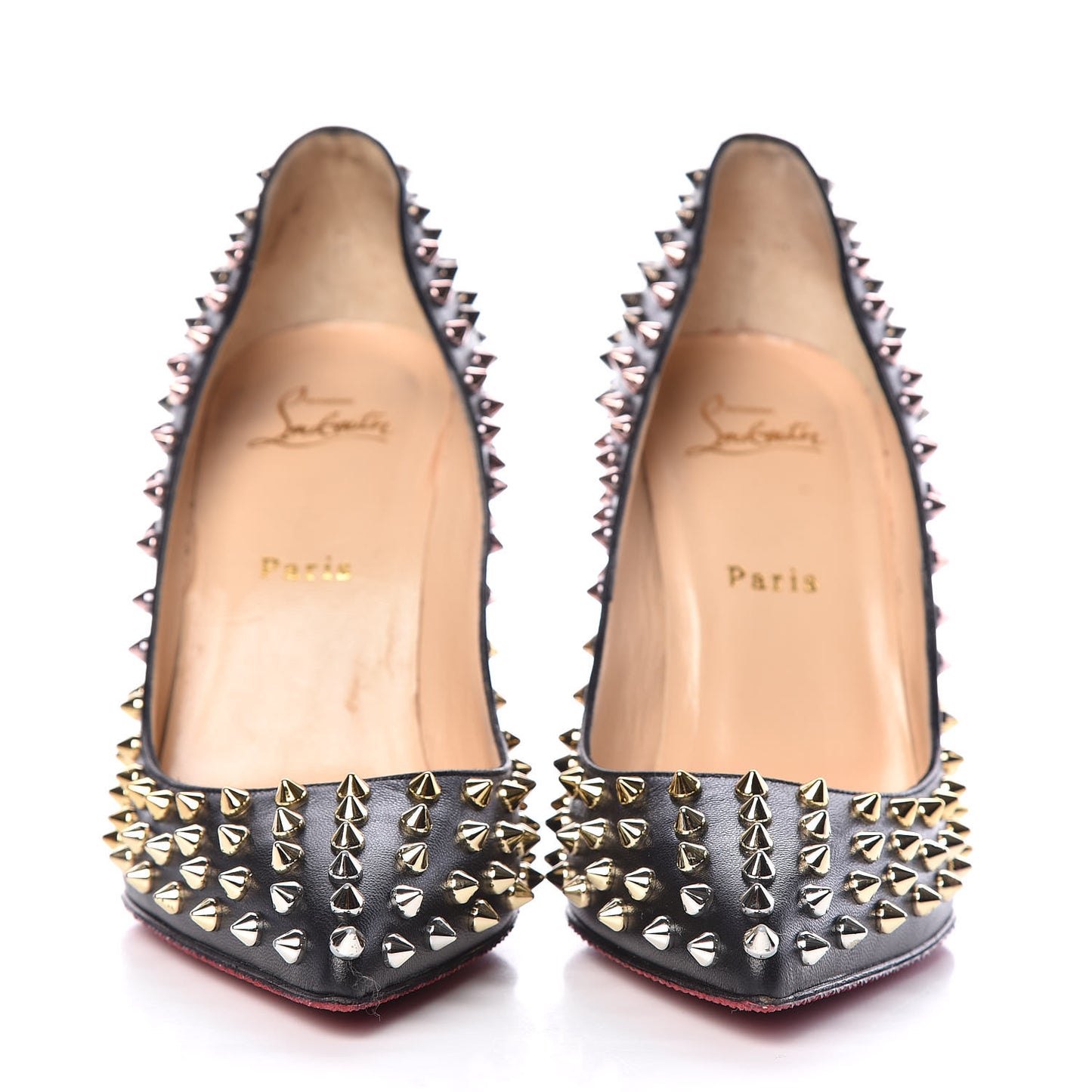 Nappa Follies Spikes 100 Pumps 39.5 Black