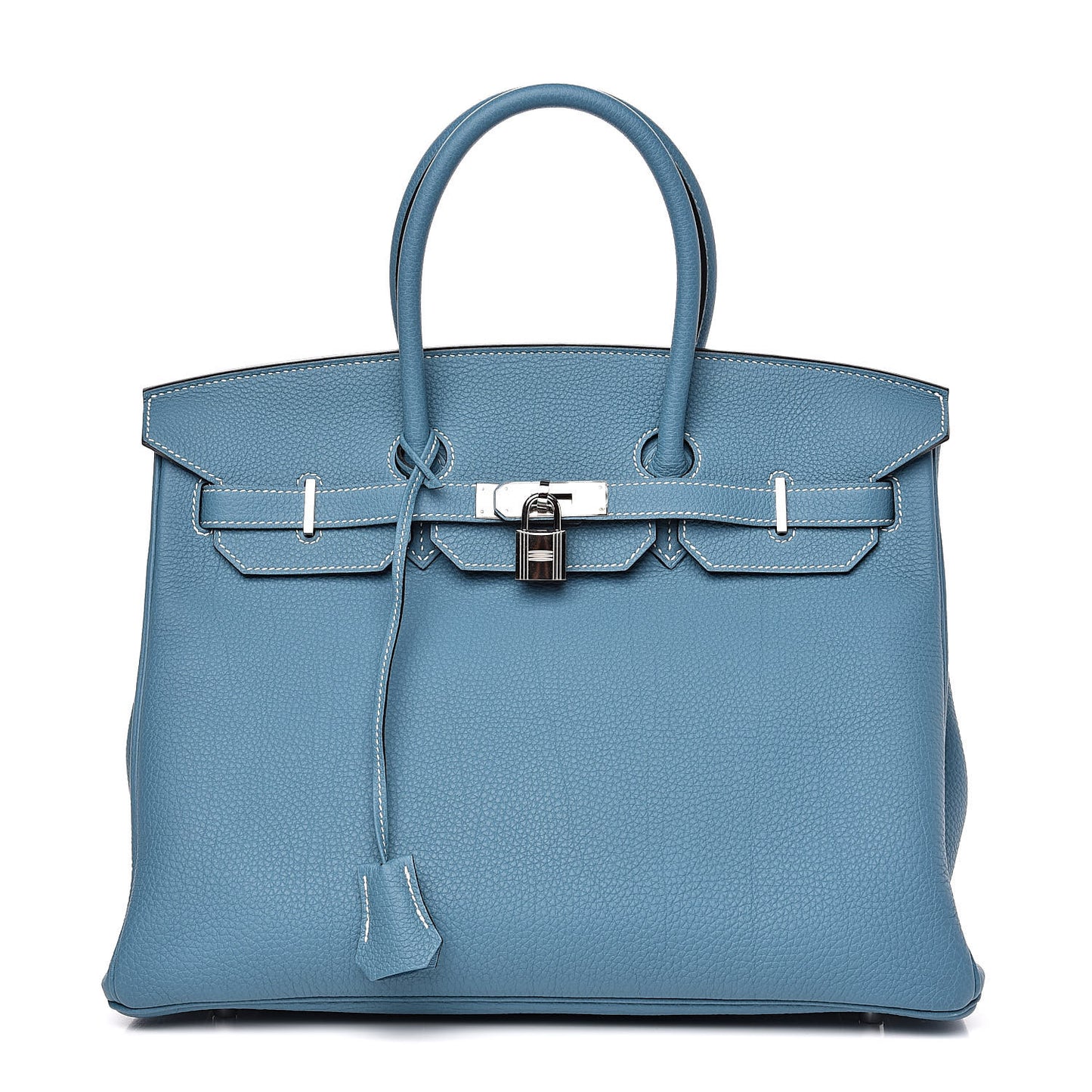 Togo Birkin 35 Blue Jean