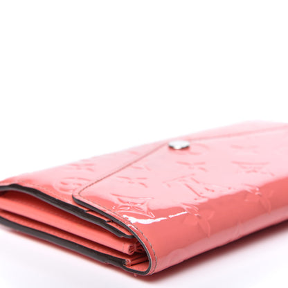 Louis Vuitton Vernis Sarah Wallet NM Poppy 7 of 10