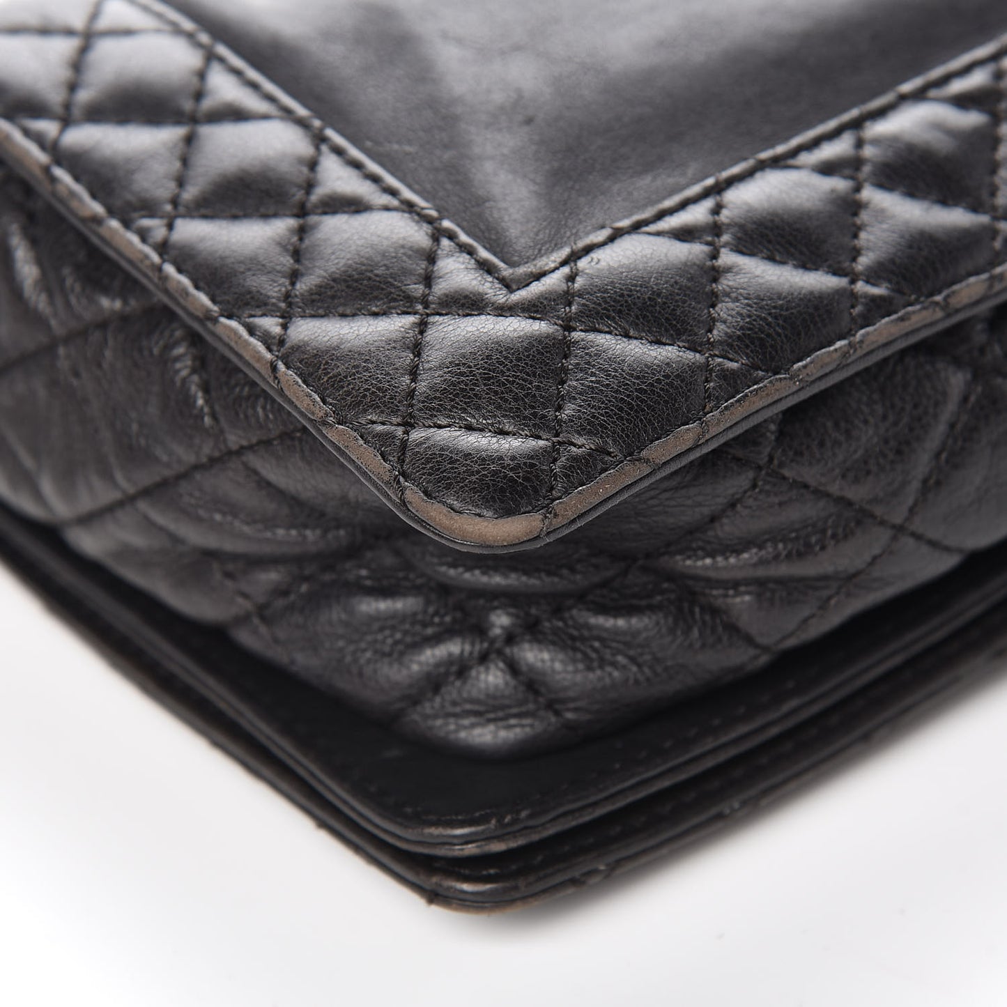 Calfskin New Medium Boy Reverso Flap Black