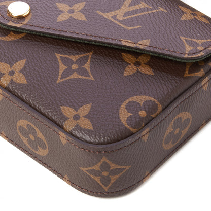 Louis Vuitton Monogram Felicie Strap & Go Kaki 5 of 9