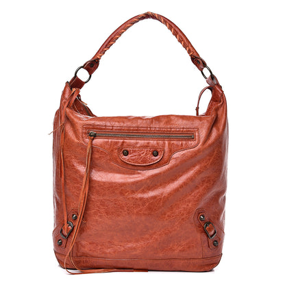 Balenciaga Agneau Classic Hardware Day Hobo Rouille 1 of 17