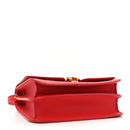 Burberry Grainy Calfskin Small TB Bag Bright Red 4 of 11