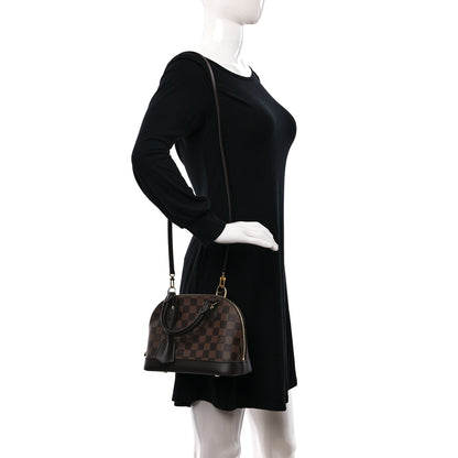 Louis Vuitton Damier Ebene Alma BB 2 of 9