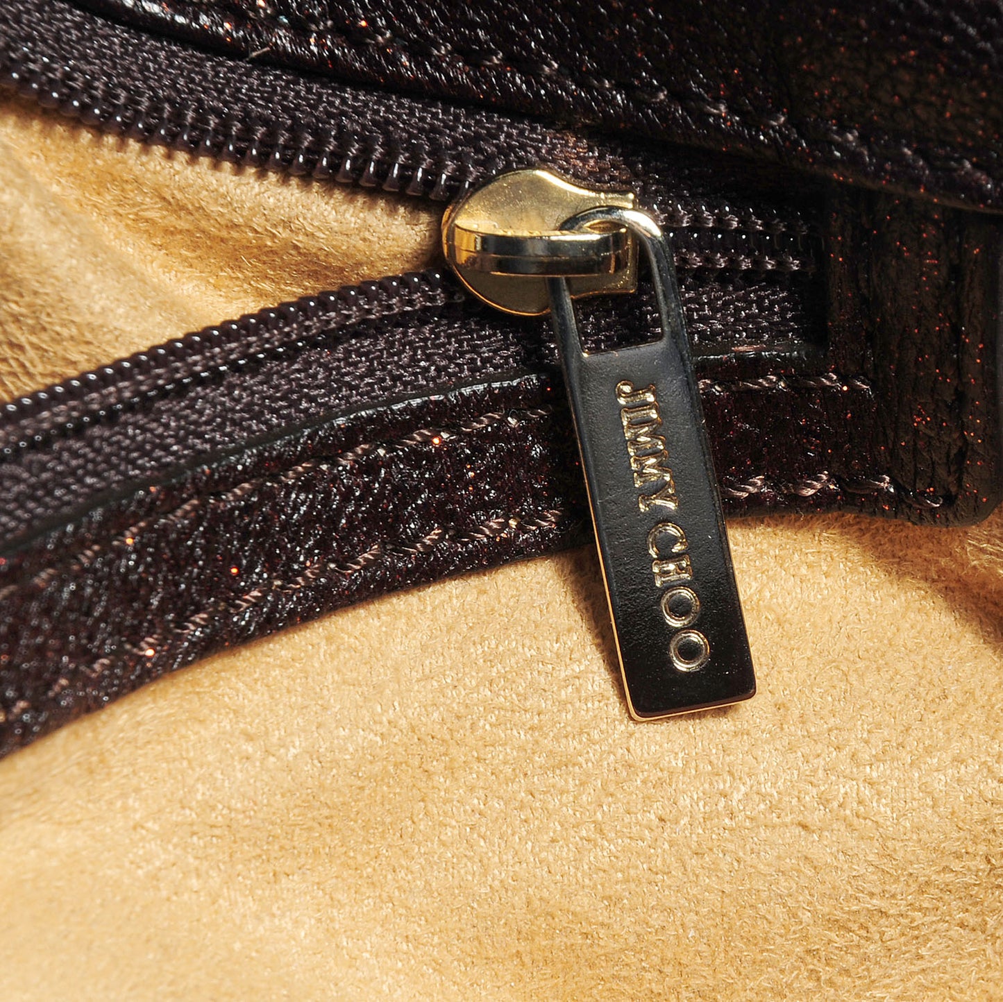Glitter Calfskin Arad Brown