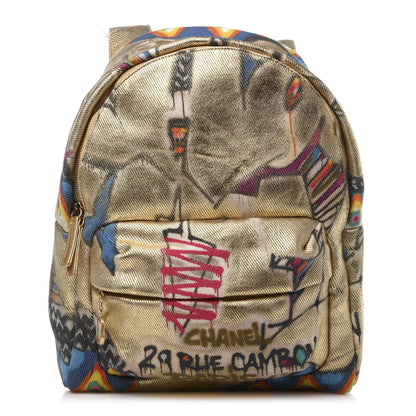 Chanel Graffiti Printed Canvas Street Spirit Backpack Multicolor 1 of 10