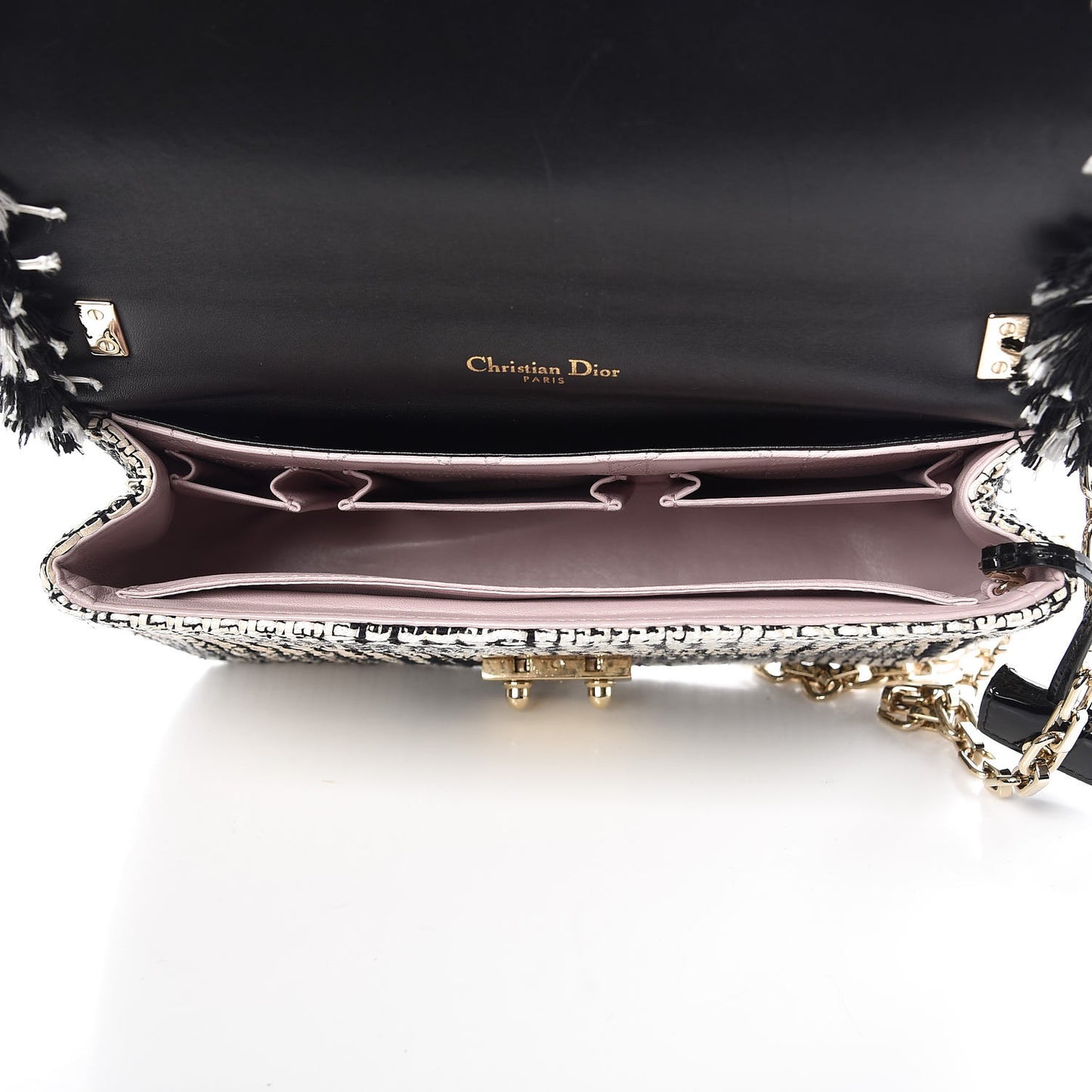 Tweed Miss Dior Flap Black