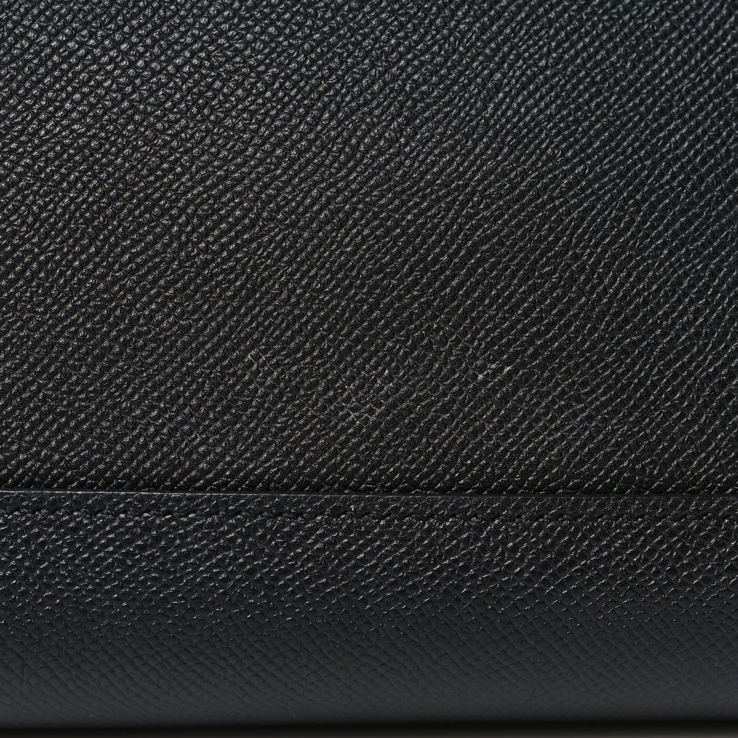 Grained Calfskin Micro Belt Bag Black