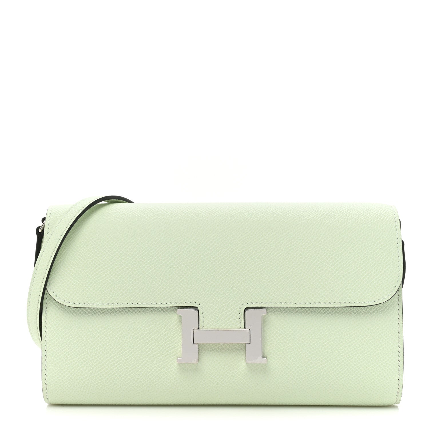 Hermes Epsom Constance Long To Go Wallet Vert Fizz 1 of 11