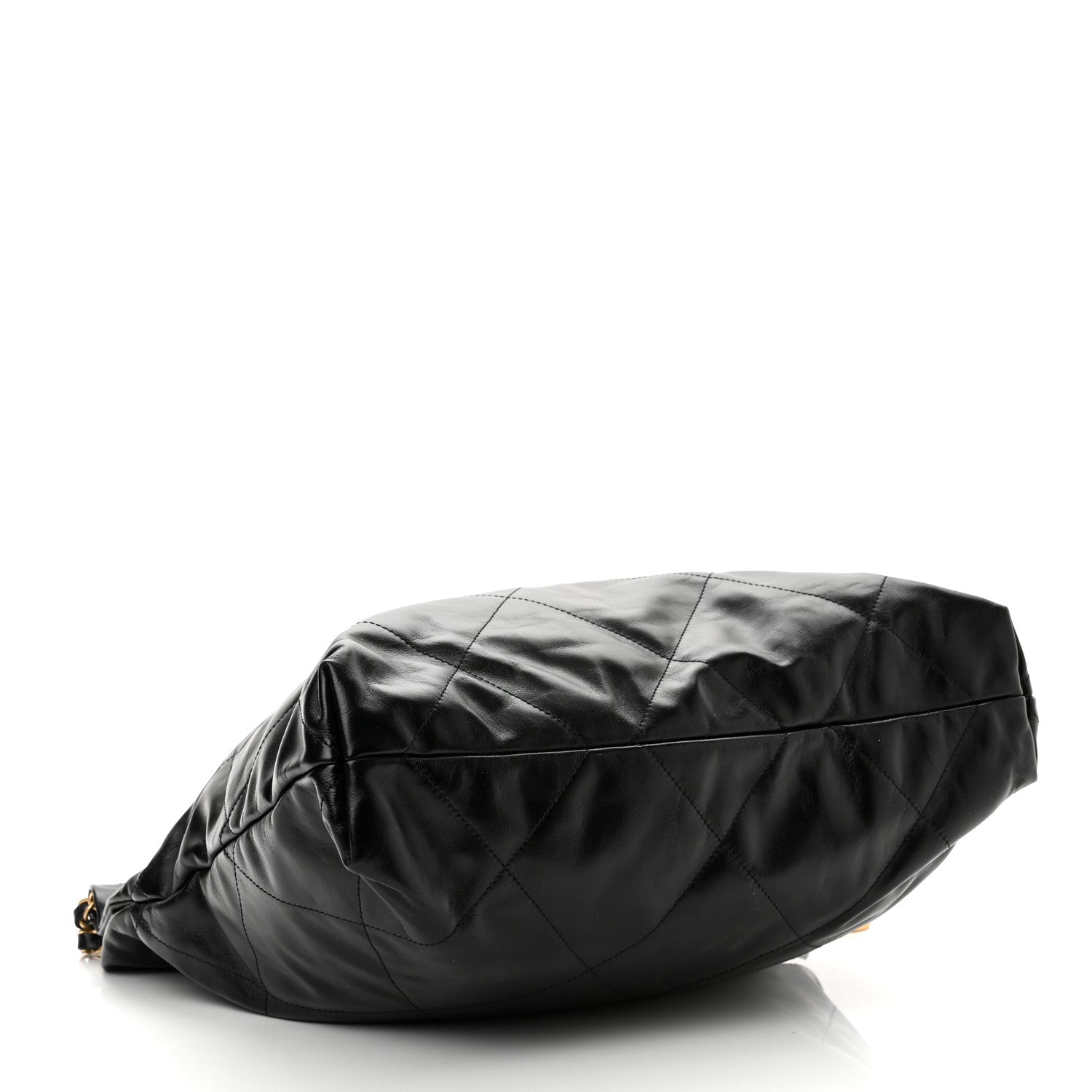 Chanel Shiny Calfskin Quilted Chanel 22 Black 5 of 11