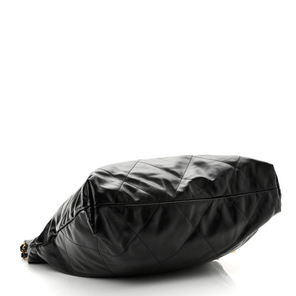 Chanel Shiny Calfskin Quilted Chanel 22 Black 5 of 11