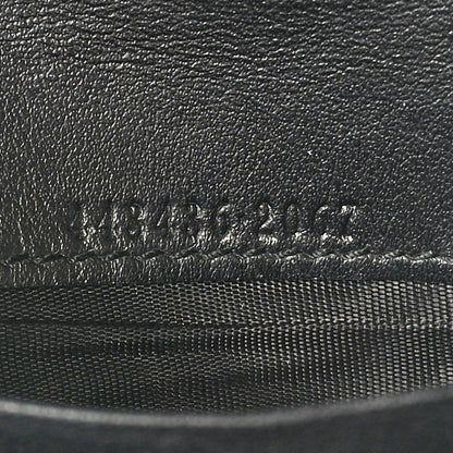 Gucci Calfskin Matelasse GG Marmont Continental Wallet Black 6 of 7