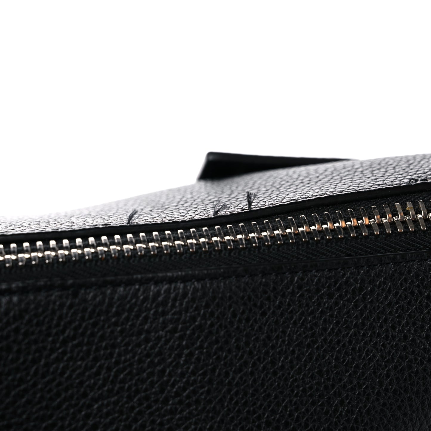 Grained Calfskin Medium Souple Sac De Jour Duffle Black