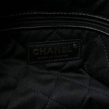 Chanel Shiny Calfskin Quilted Chanel 22 Black 7 of 11