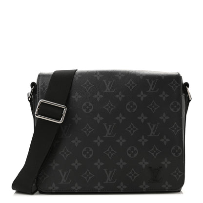 Louis Vuitton Monogram Eclipse District PM Black 1 of 9