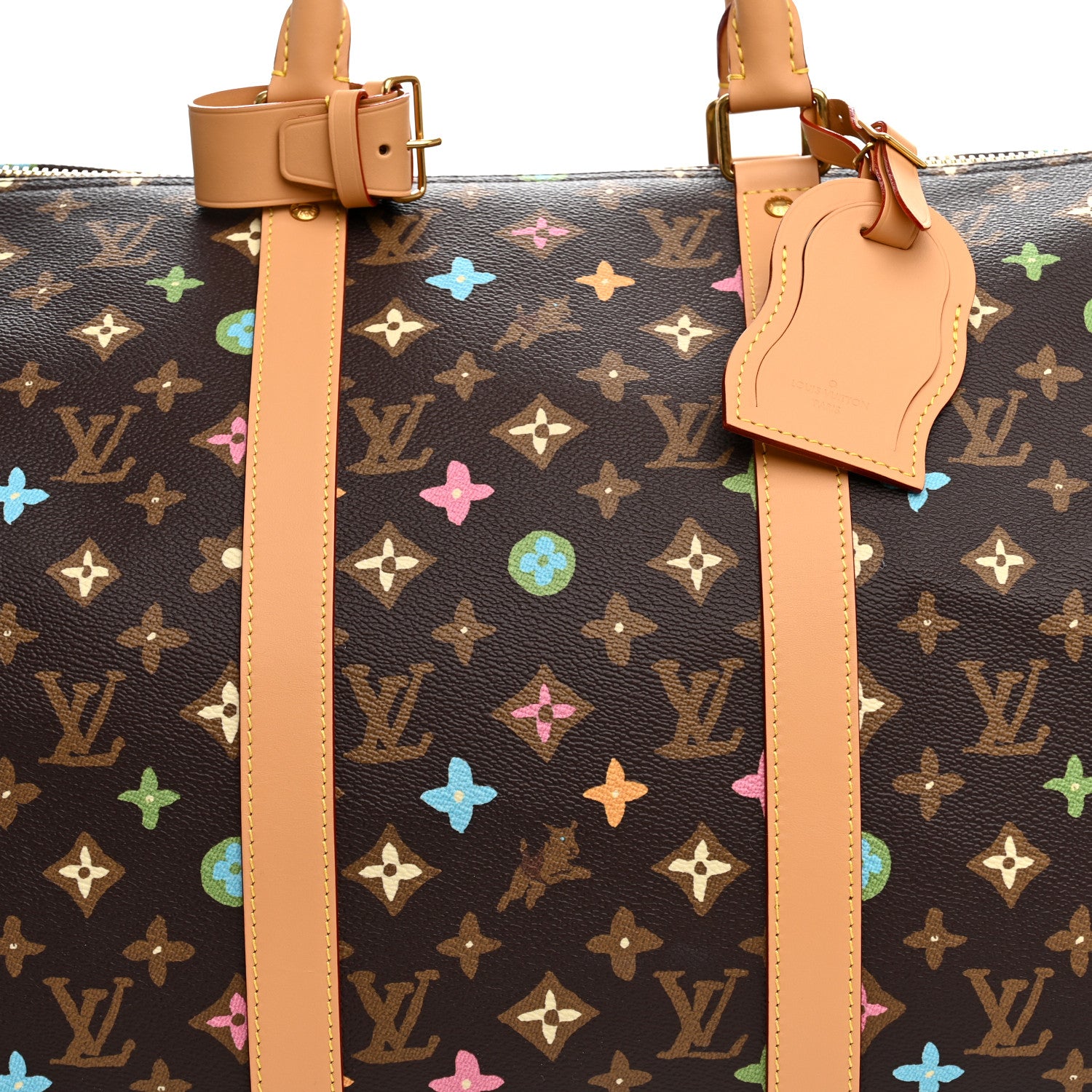 Louis Vuitton Monogram Craggy Keepall Bandouliere 50 Chocolate 7 of 10