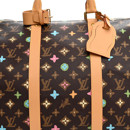 Louis Vuitton Monogram Craggy Keepall Bandouliere 50 Chocolate 7 of 10