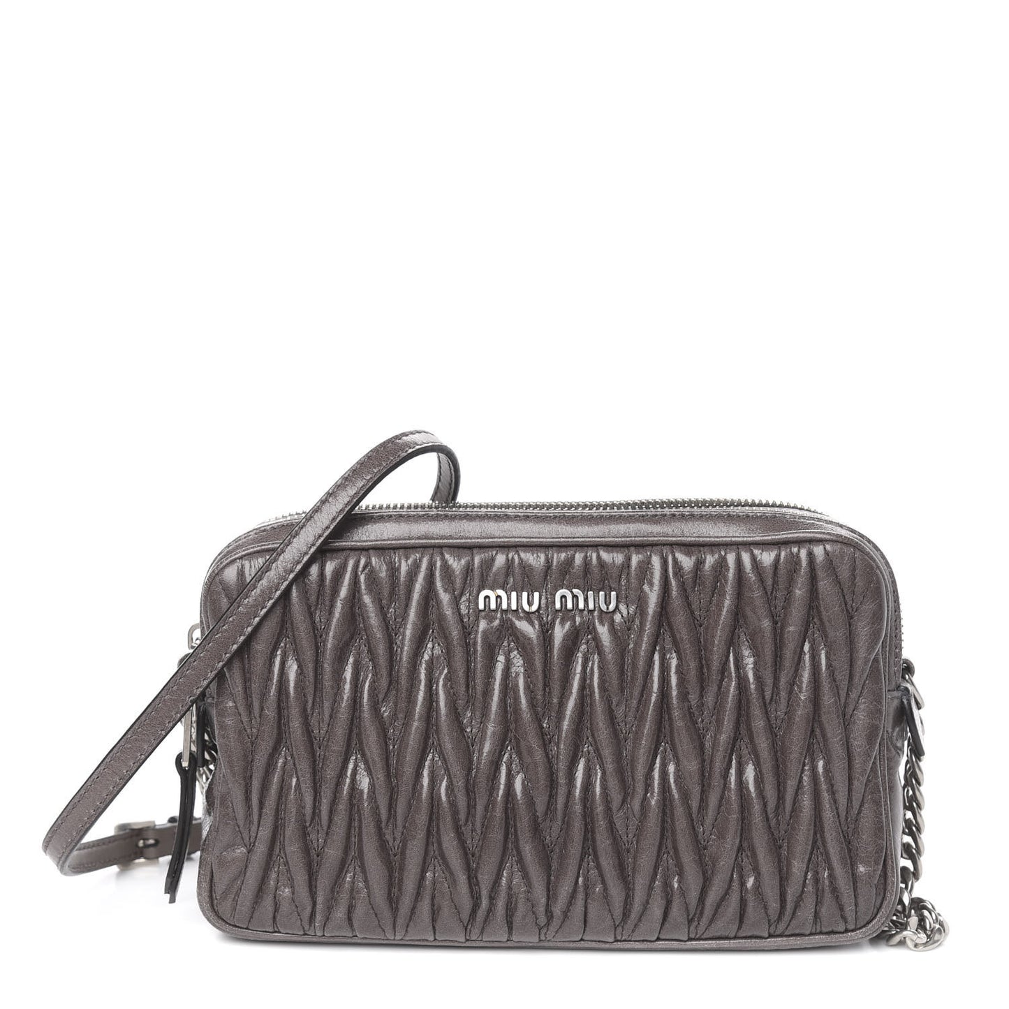 Matelasse Lux Camera Bag Fumo