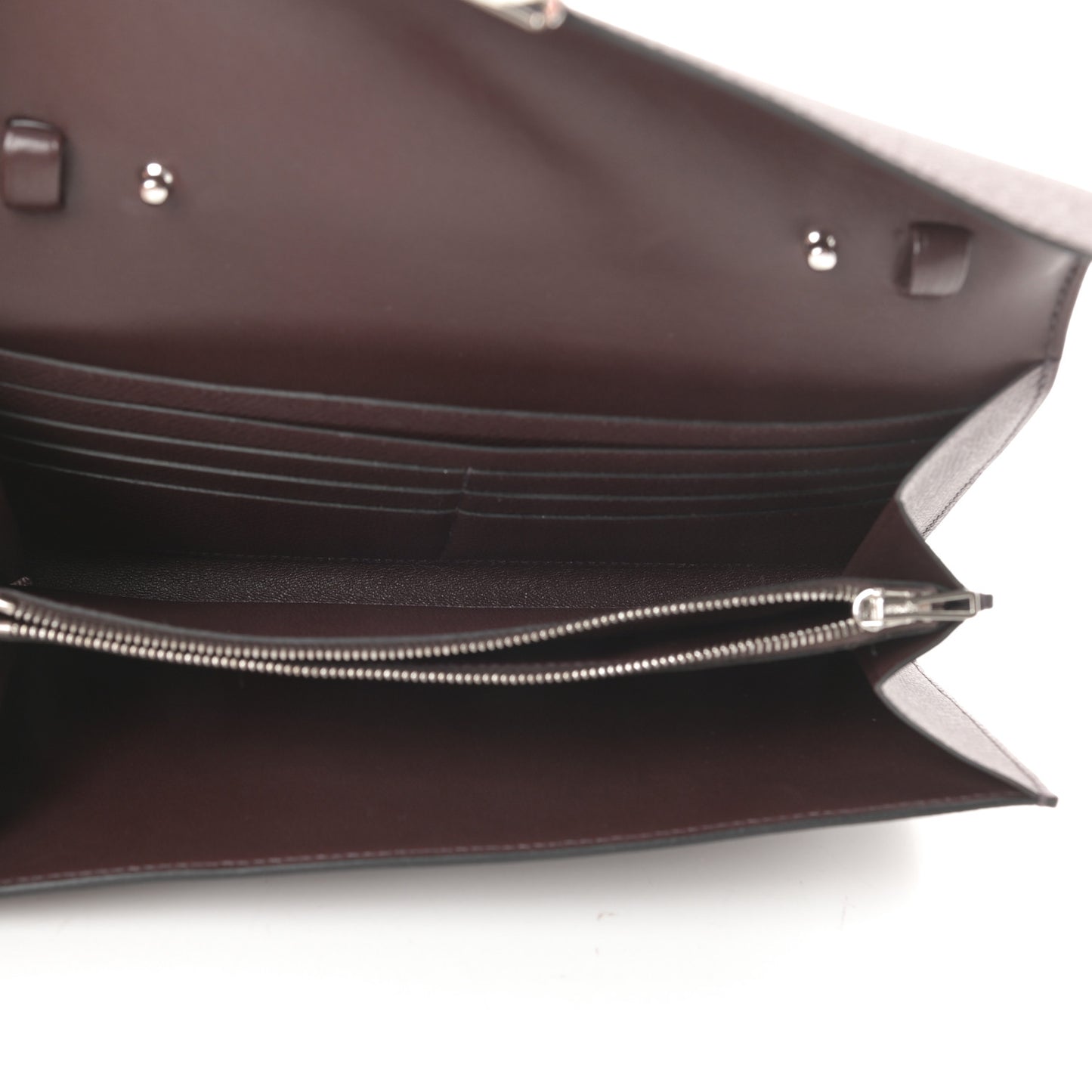 Epsom Enamel Constance Long Wallet To Go Wallet Rouge Sellier Framboise