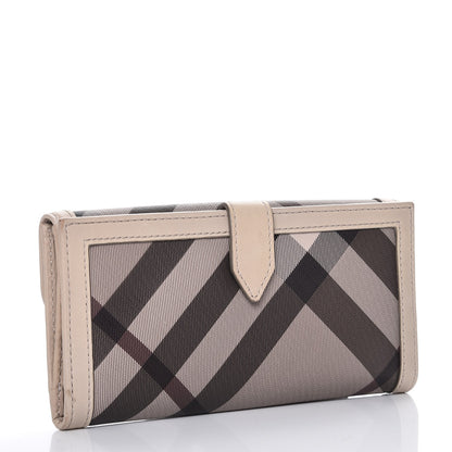 Burberry Smoked Check Continental Wallet Trench 3 of 9