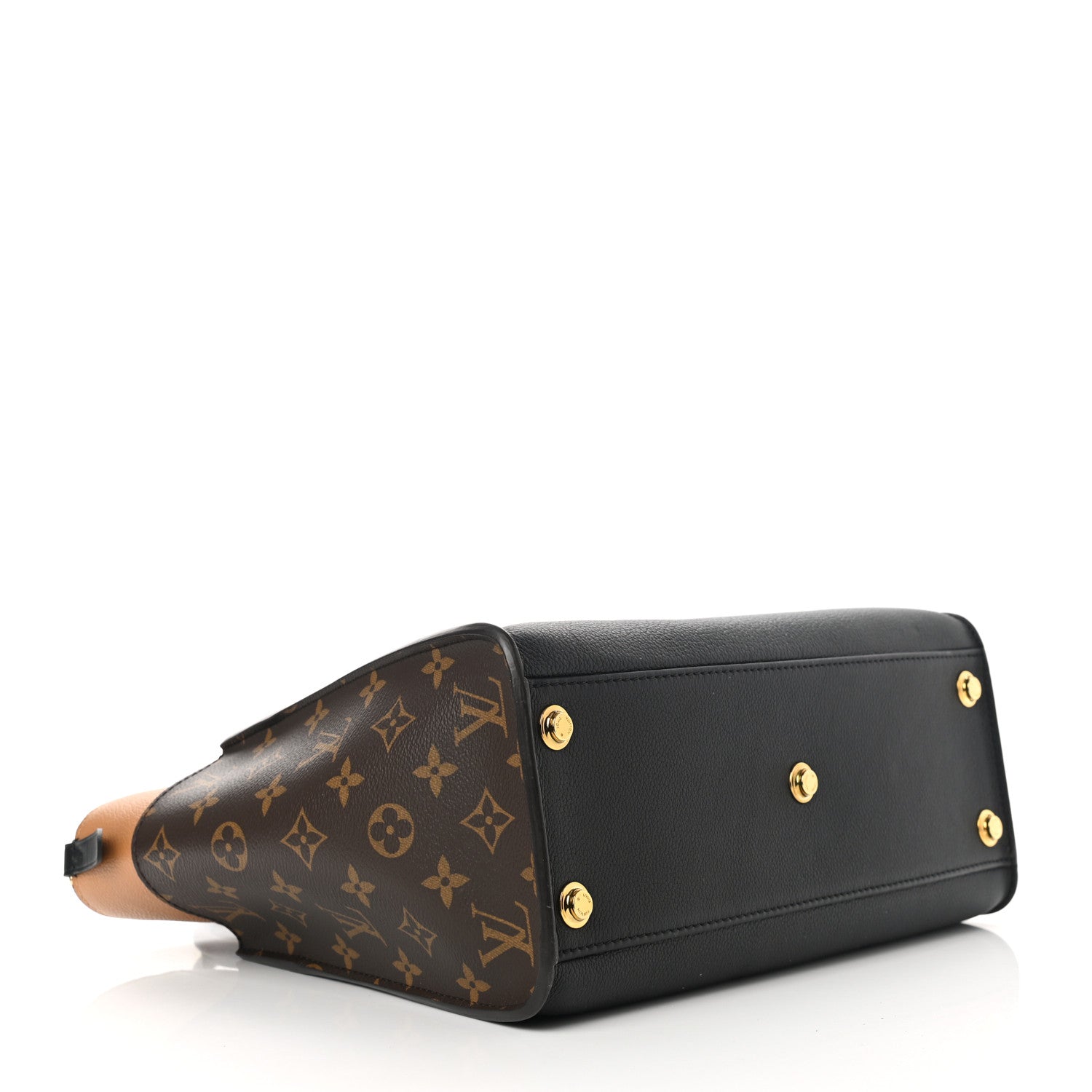 Louis Vuitton Calfskin Monogram On My Side Black 4 of 10