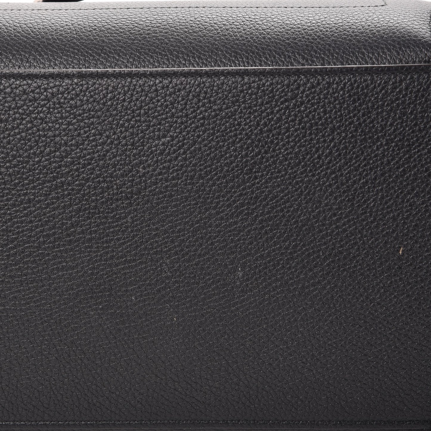 Drummed Calfskin Mini Luggage Black