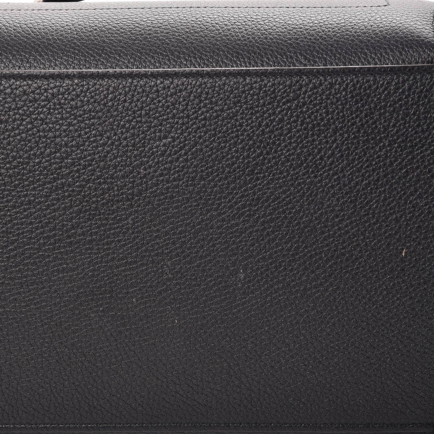 Celine Drummed Calfskin Mini Luggage Black 10 of 12