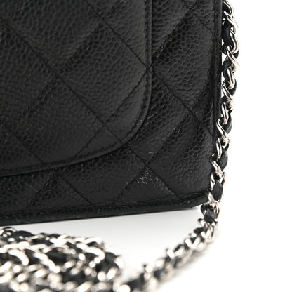 Chanel Caviar Quilted Wallet On Chain WOC Black 14 of 14