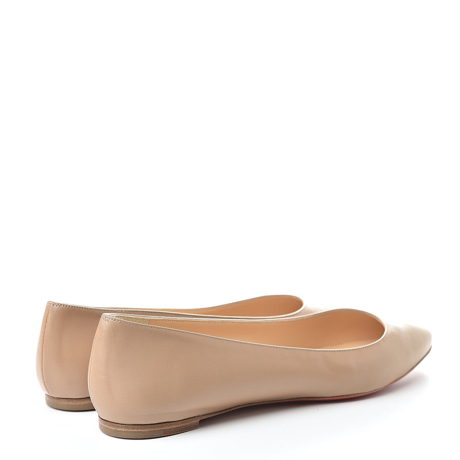 Christian Louboutin Nappa Eloise Flats 38.5 Nude 4 of 8