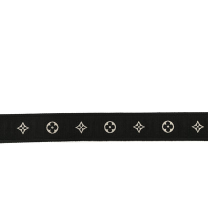 Louis Vuitton Jacquard Bandouliere Shoulder Strap Cream Black 4 of 5