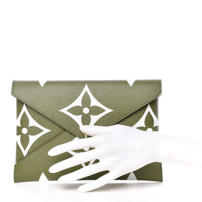 Louis Vuitton Monogram Giant Large Kirigami Pochette Kaki 2 of 7