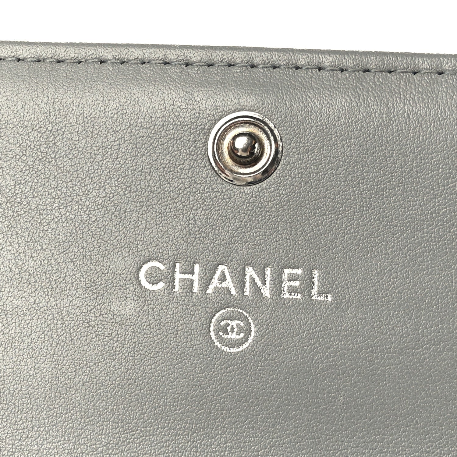 Chanel Lambskin Quilted Boy Card Holder Wallet 8 of 8