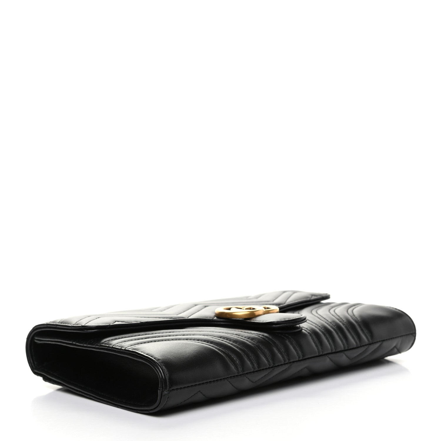 Gucci Calfskin Matelasse GG Marmont Clutch Black 4 of 7