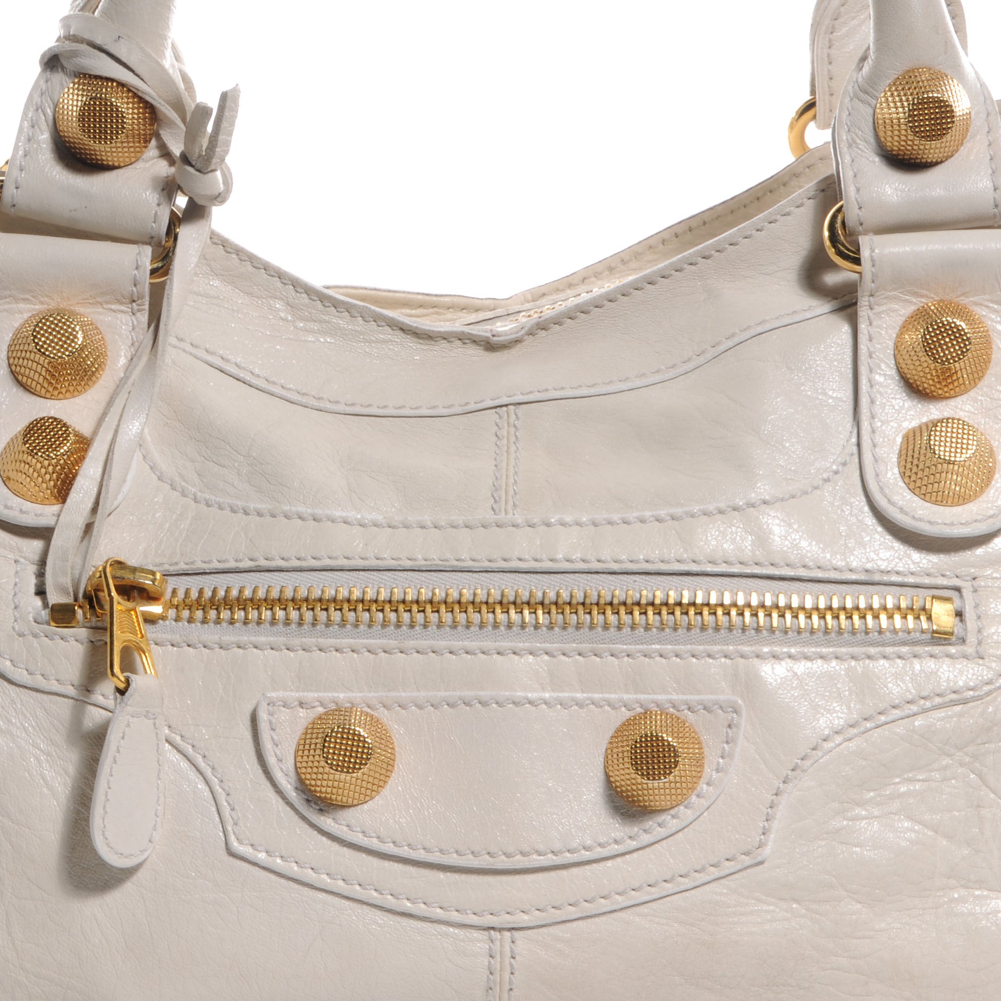 Balenciaga Agneau Giant 21 Gold Hardware Part Time White 8 of 11